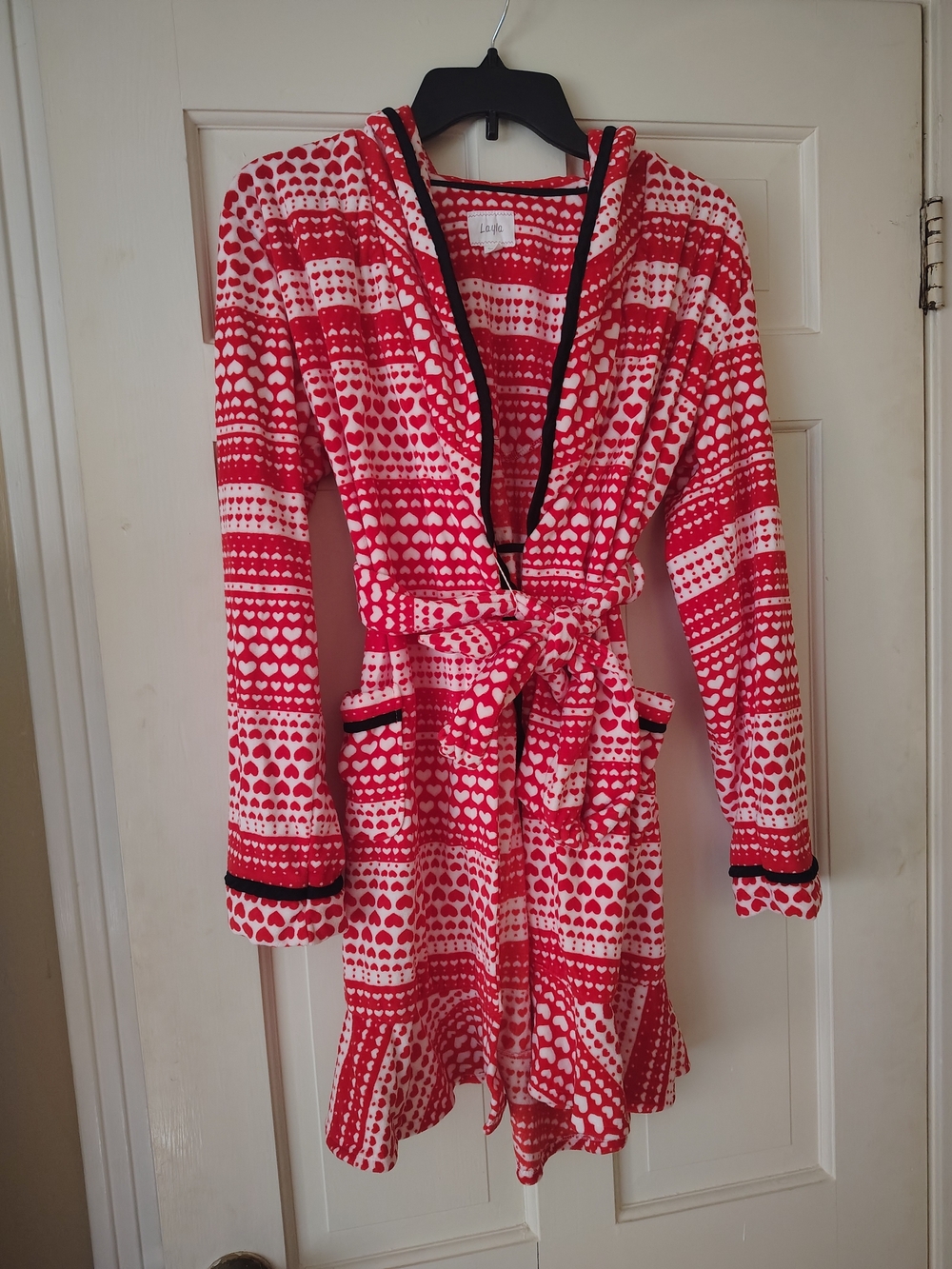 ⭐🆕Layla Red Robe with Tie Belt